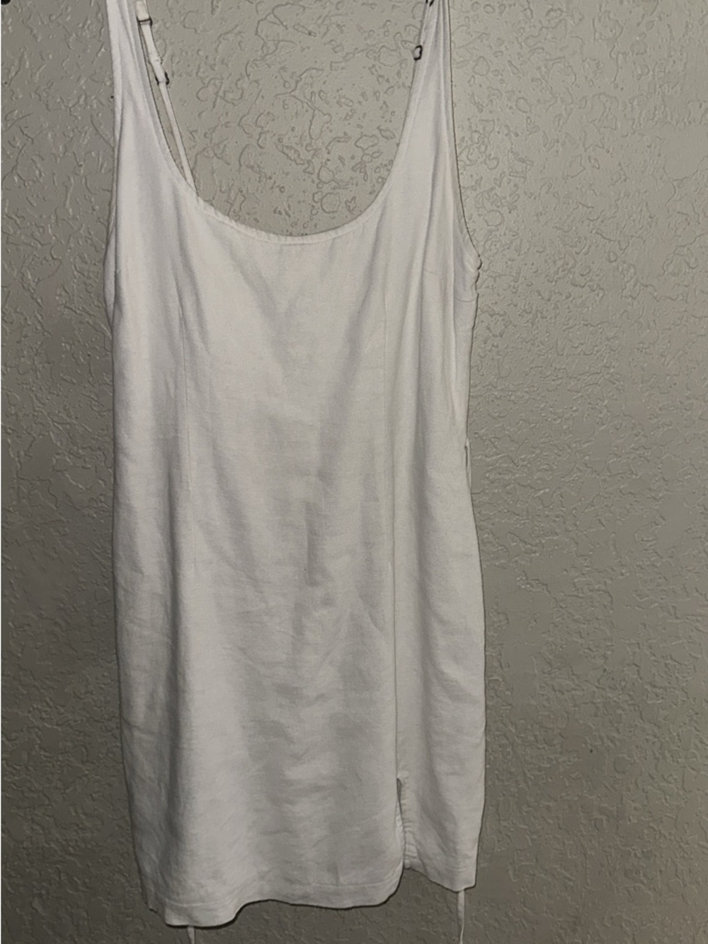 Abercrombie & Fitch White Mini Slip Dress